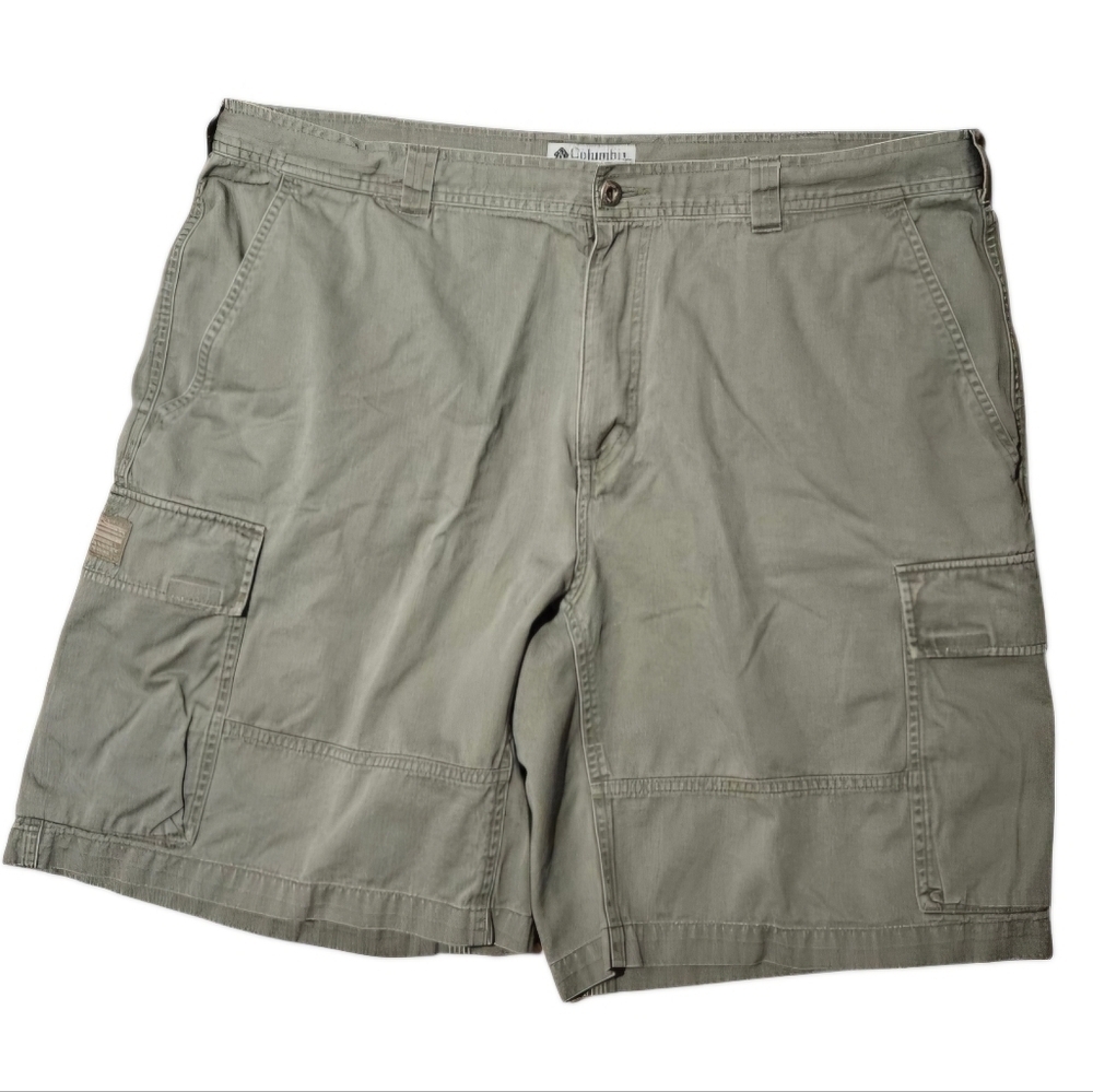 Columbia Brownsmead II Mens 38 Cargo Shorts Gray 9” Outdoor Hiking Fishing sz 40